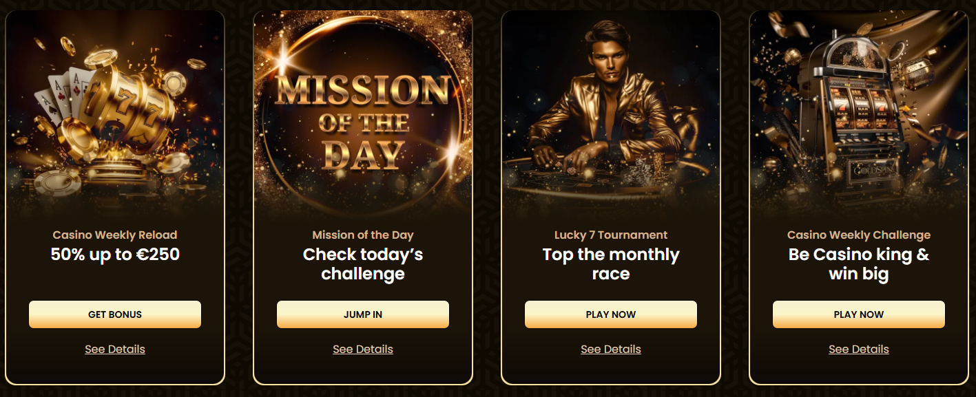Goldspin Casino bonus