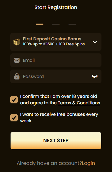 Goldspin Casino login